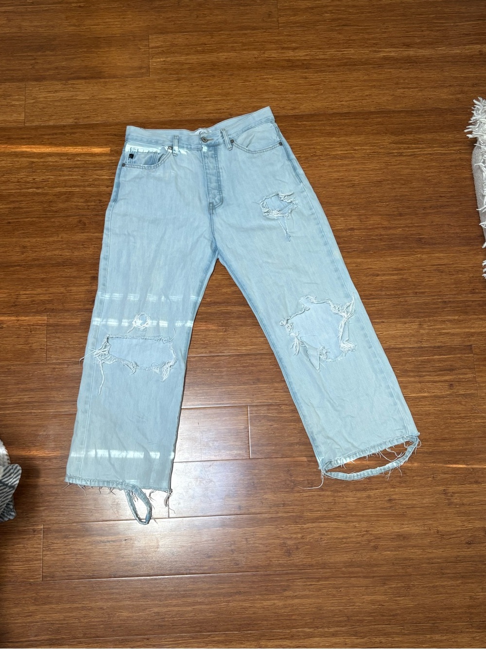 Cotton KanCan baggy ripped jeans